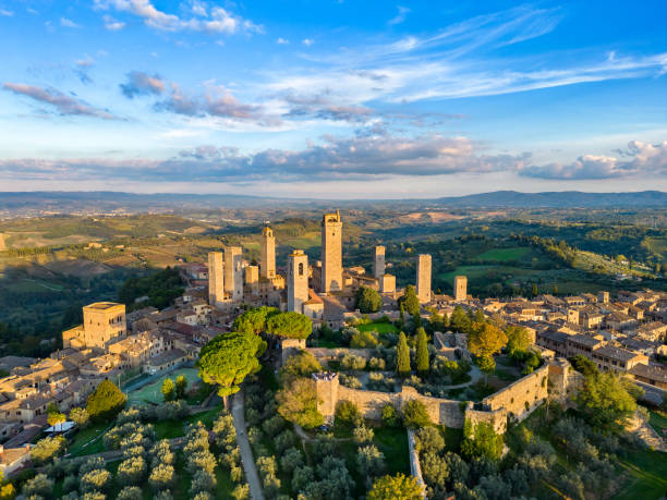 san gimignano - san gimignano imagens e fotografias de stock