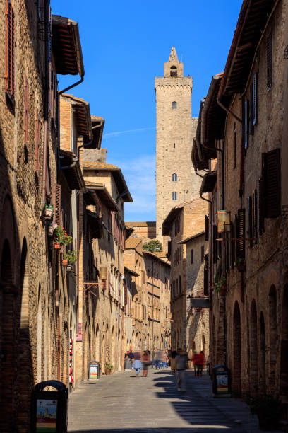 istock San Gimignano street life 1467011620