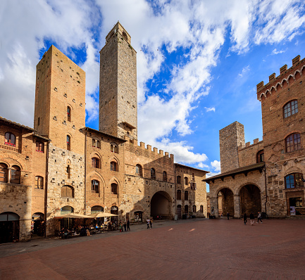San Gimignano, Tuscan old town in Italy