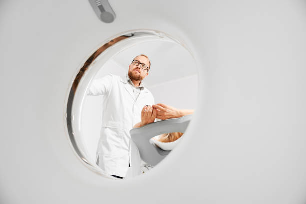 istock Radiologist making medical computed tomography or MRI. 1467022230