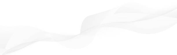 White wave background. Neutral clean design. Elegant modern texture with thin lines. Futuristic smooth shapes. Calm subtle landing page template. Vector illustration White wave background. Neutral clean design. Elegant modern texture with thin lines. Futuristic smooth shapes. Calm subtle landing page template. Vector illustration. white abstract background stock illustrations