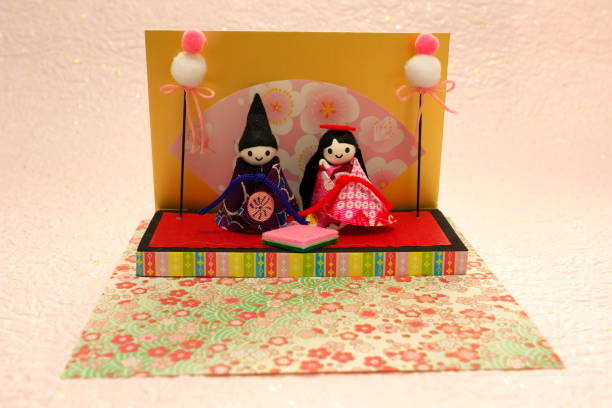 istock Hina doll decoration (Momo no Sekku) 1467033330