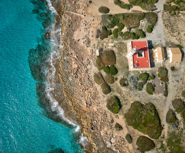 istock Cap de Ses Salines lighthouse, Mallorca, Balearic Islands 1467043526