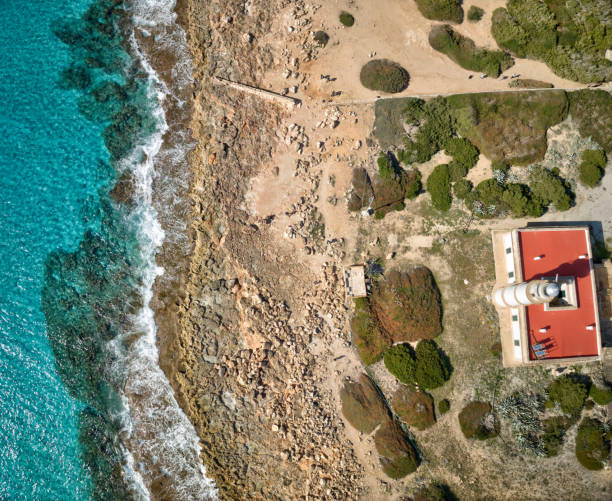 istock Cap de Ses Salines lighthouse, Mallorca, Balearic Islands 1467044082