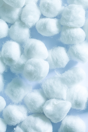 Cotton texture texture white fluffy background natural material