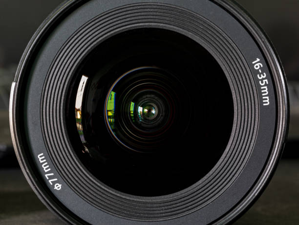 istock Macro lens,camera lens with lens reflection,Home Video Camera, Movie Camera,Camera - Photographic Equipment,Movie,Lens - Optical Instrument,Television Camera, 1467047445