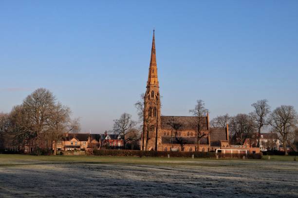 istock Platt Field Park in winter season 1467051227