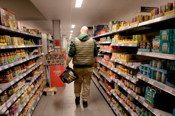 istock Man shopping in a supermarket 1467052197