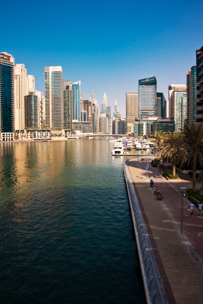 istock Dubai city downtown, modern architecture with skyscrapers 1467052274