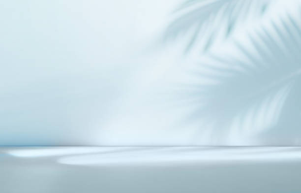 istock Original background image in a minimalistic style for design or presentation in gray-blue tones and with a play of light and shadow. 1467059165