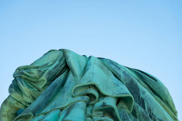 istock Statue of Liberty in detail 1467069809