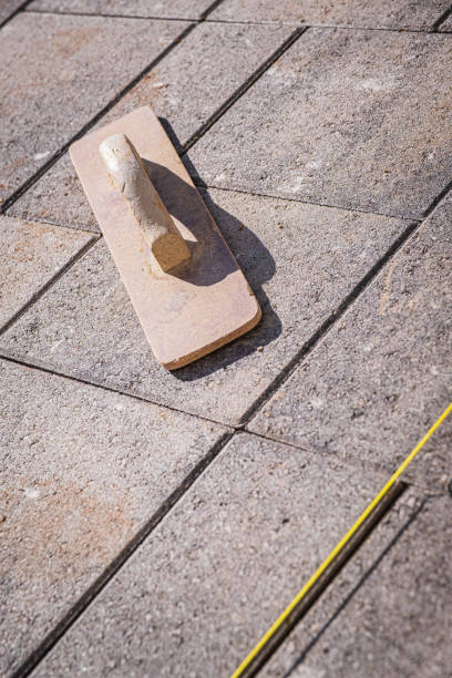 istock Close-up of a Wooden Float/Trowel 1467085260