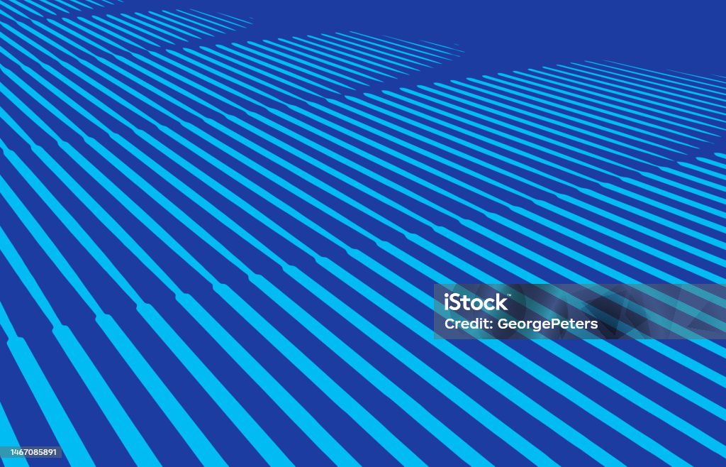 Blue Virtual Reality Technology Landscape Stock Illustration - Download ...