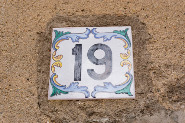 istock facade of a house with the numbering 19 1467085950