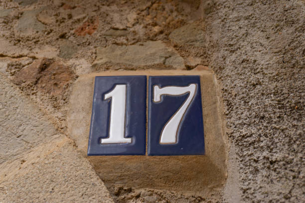 istock facade of a house with the numbering 17 1467085955