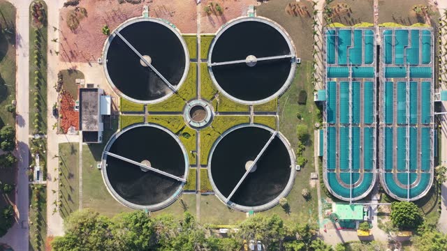 sewage treatment pool