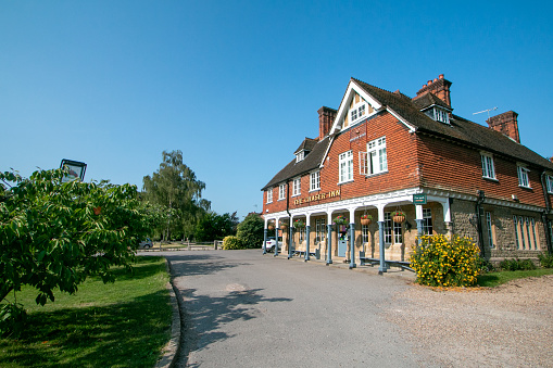 A commercial venue known as The Chaser Inn on Stumble Hill in Shipbourne near Tonbridge in Kent, England