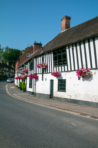 The George & Dragon Pub & Restaurant in Ightham at Kent, England. This may have been the place Guy Fawkes planned the Gunpowder Plot in 1605 and was later caught after fleeing London when the plot failed.