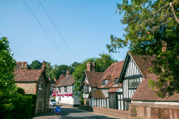 Ashford, Kent, UK - 27.05.2025. Street view of Smarden village, west of Ashford in Kent, South East England.