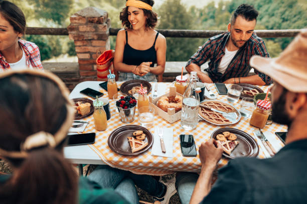 istock happiness friends doing a summer picnic together 1467122201