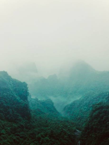 istock Foggy Morning on Mountains in China 1467123765