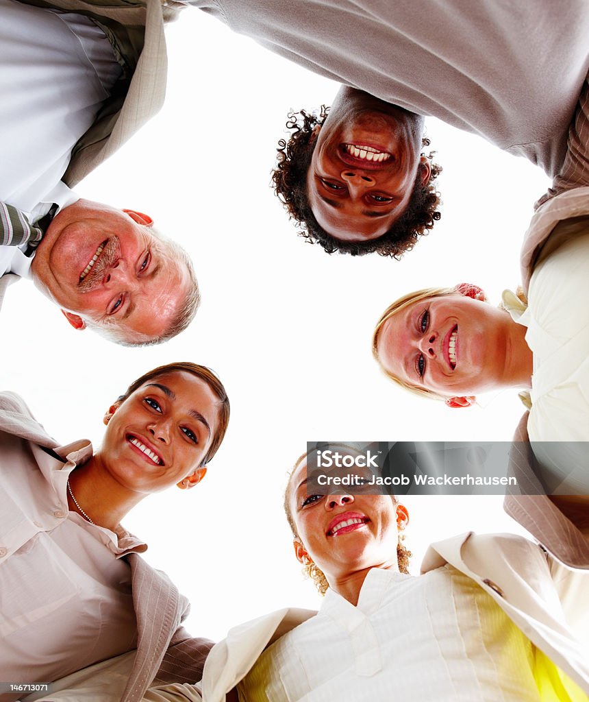 Nahaufnahme der glücklich business-Kollegen - Lizenzfrei Fünf Personen Stock-Foto