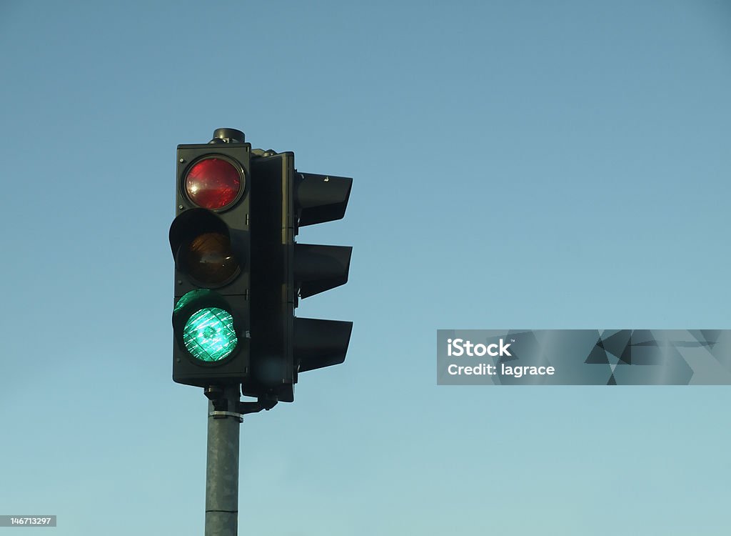 Grüne Light - Lizenzfrei Grüne Ampel Stock-Foto