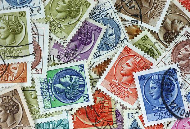 istock old stamps Italian 146713347