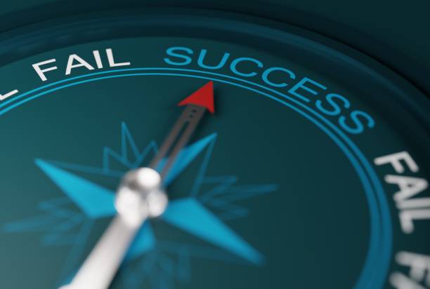 istock Compass pointing in the direction of success. 1467133893