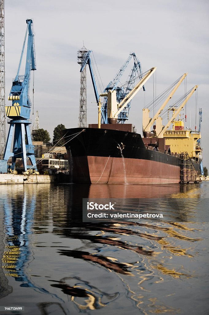 Navio petroleiro Industrial - Foto de stock de Atracado royalty-free