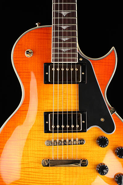 istock Electric Guitar, Flamed Maple Amber Sunburst 146713578