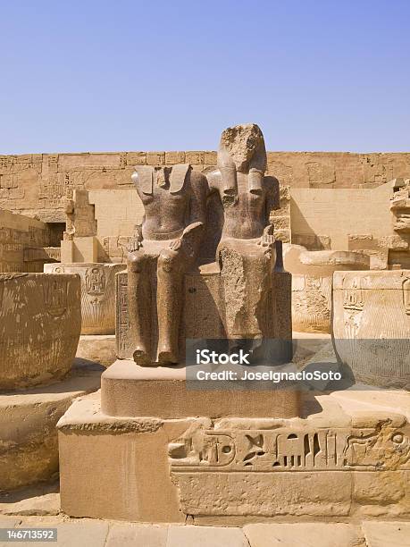 Medinet Habu Templo Foto de stock y más banco de imágenes de Anticuado - Anticuado, Arquitectura, Asia Occidental