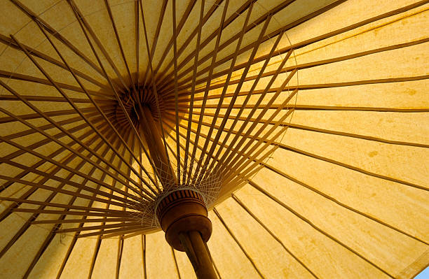 istock Yellow Patio Umbrella 146714124