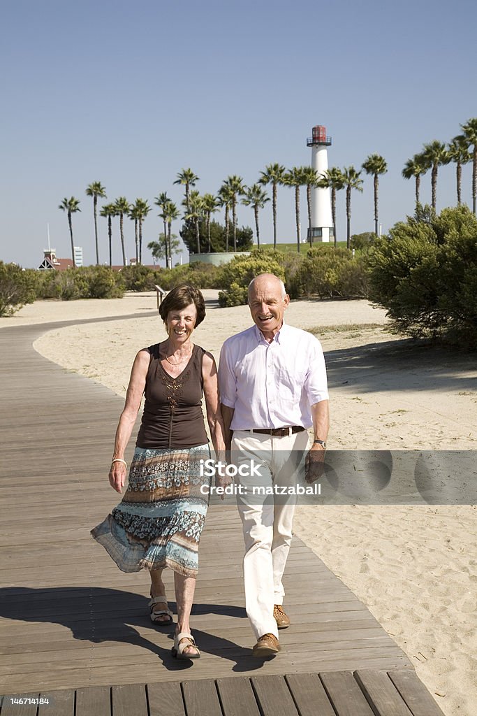 Ruhestand Urlaub am Strand. - Lizenzfrei 60-69 Jahre Stock-Foto