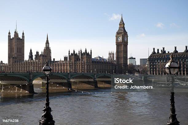 Big Ben E Le Lampade - Fotografie stock e altre immagini di Ambientazione esterna - Ambientazione esterna, Capitali internazionali, Città