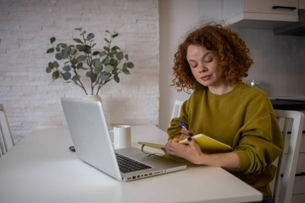 istock Woman working from home 1467146890