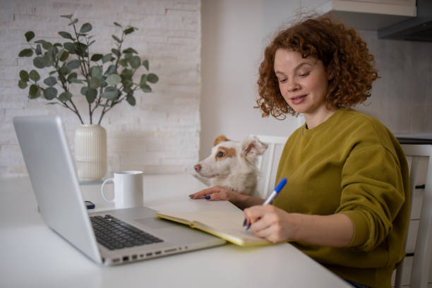 istock Woman working from home 1467146894