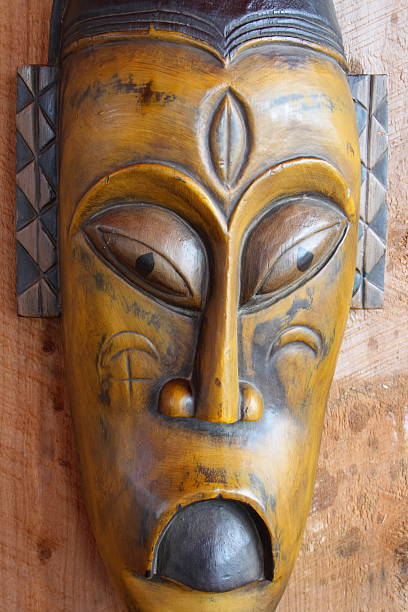 istock Tribal mask closeup 146715640