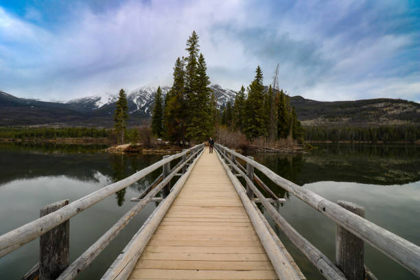 istock Bridge in Jasper National Park 1467160397