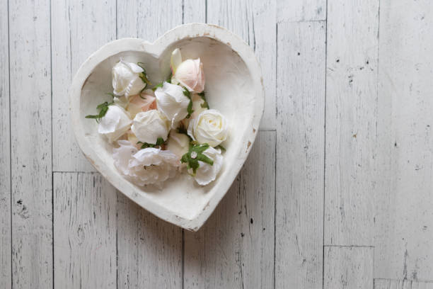 still life of Valentine's decoration