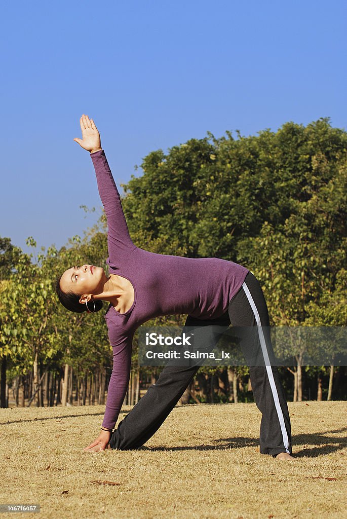 Entusiasta do ioga - Royalty-free Adulto Foto de stock