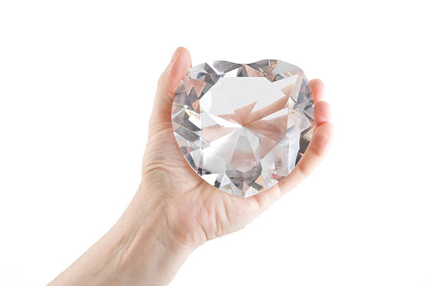 istock Crystal in the male palm 146716599