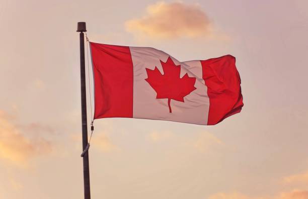 istock A Large Canadian Flag Flying in the Wind 1467168861