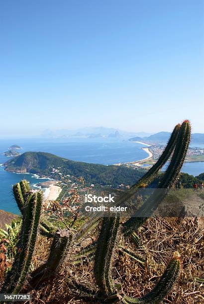 Itacoatiara Beach View Of The Mourao Mountain Top Stock Photo - Download Image Now - Atlantic Ocean, Beach, Brazil