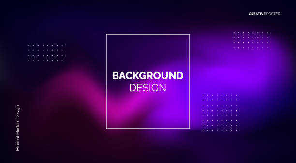 ilustrații de stoc cu abstract blurred gradient vector vector background design wallpaper template with dynamic color, waves, and blend. futurist design modern fundal pentru afaceri, prezentare, anunțuri, banner - aurora polaris