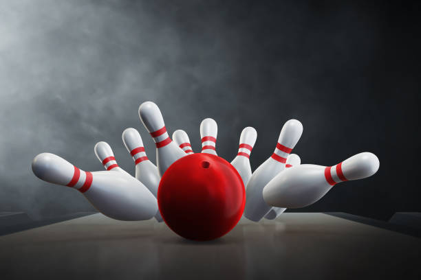 istock Bowling ball on 3d illustration 1467176388