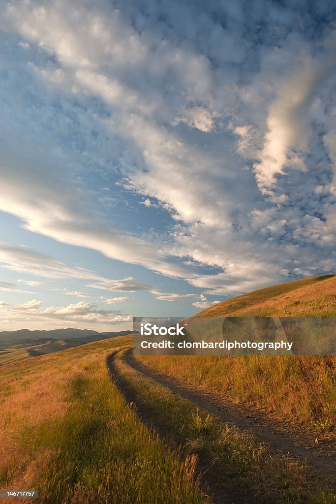 Ancienne route sur la colline - Photo de Montana - Ouest Américain libre de droits