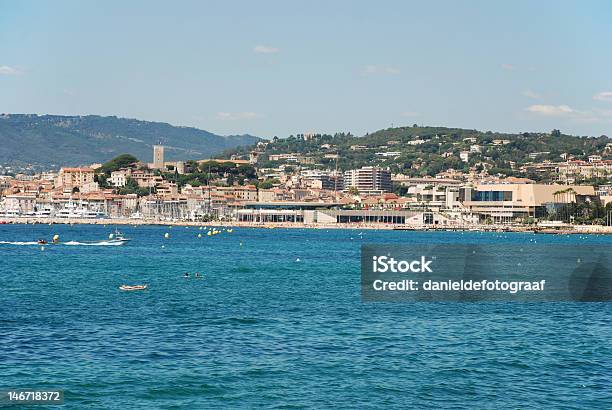 View On Cannes Stock Photo - Download Image Now - Blue, Built Structure, Cannes