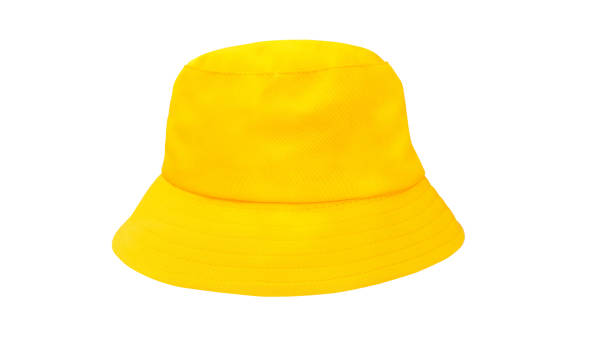 istock yellow bucket hat isolated on white background 1467186300
