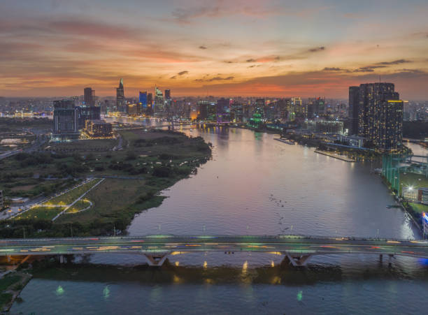 istock Ho Chi Minh City in sunset 1467186520